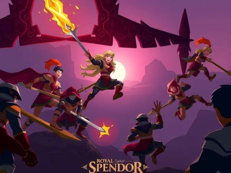 Intense Battle in Royal Splendor Quest Royal Splendor Quest Battle Scene