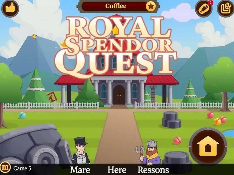 Royal Splendor Quest Main Game Interface Royal Splendor Quest Game Main Screen